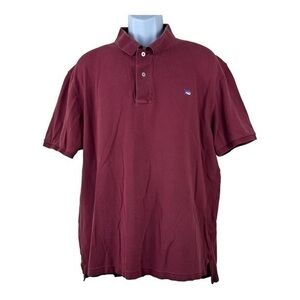 Southern Tide Men T-shirt Red Velvet Pullover Size XL